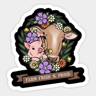 Homestead Farm Fresh & Proud Sticker